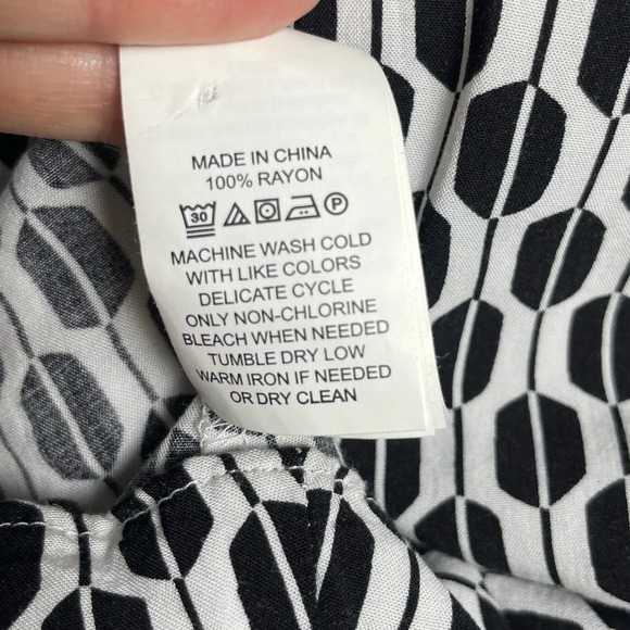 Kate Spade Dress Sz Small Off Shoulder Boho Print Tassel Printed Knee Length - Picture 11 of 12